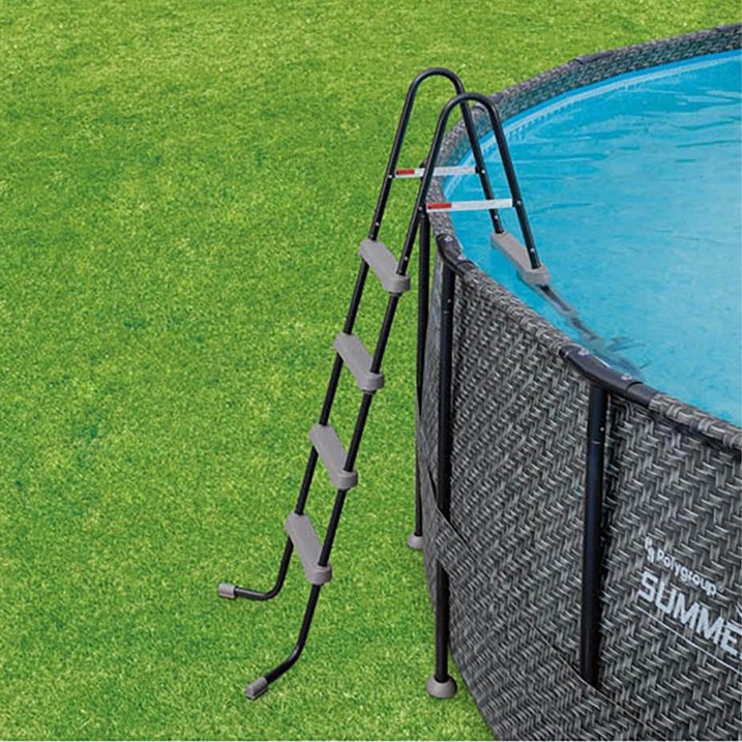 Summer Waves P4A024521 24ft x 52in Above Ground Round Frame Swimming Pool Set - VMInnovations
