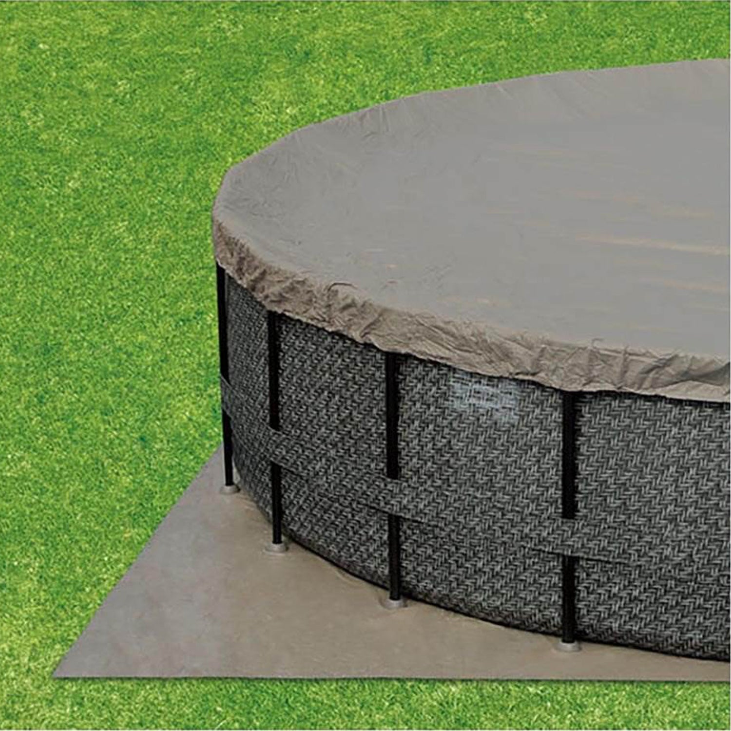 Summer Waves P4A024521 24ft x 52in Above Ground Round Frame Swimming Pool Set - VMInnovations