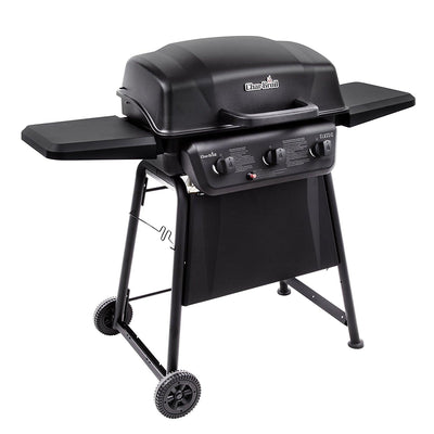 Char-Broil Classic 3 Burner Outdoor Backyard BBQ Propane Gas Grill (2 Pack) - VMInnovations