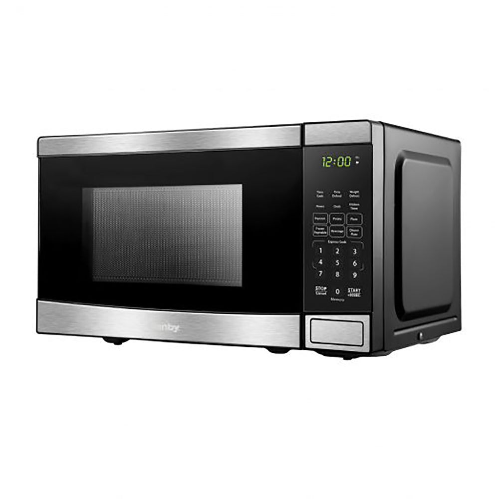 Danby 700W 0.7 Cubic Feet Stainless Steel Countertop Microwave, Black (Open Box)