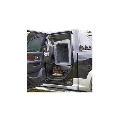 Dakota283 G3 High-Security Framed Door Kennel, Large, Dark Granite (Open Box) - VMInnovations