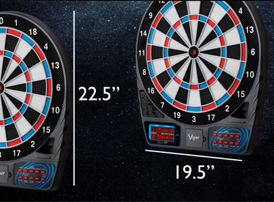 Viper 777 Electronic Dart Board with LCD Scoreboard and 26 Games, Comes w Darts!
