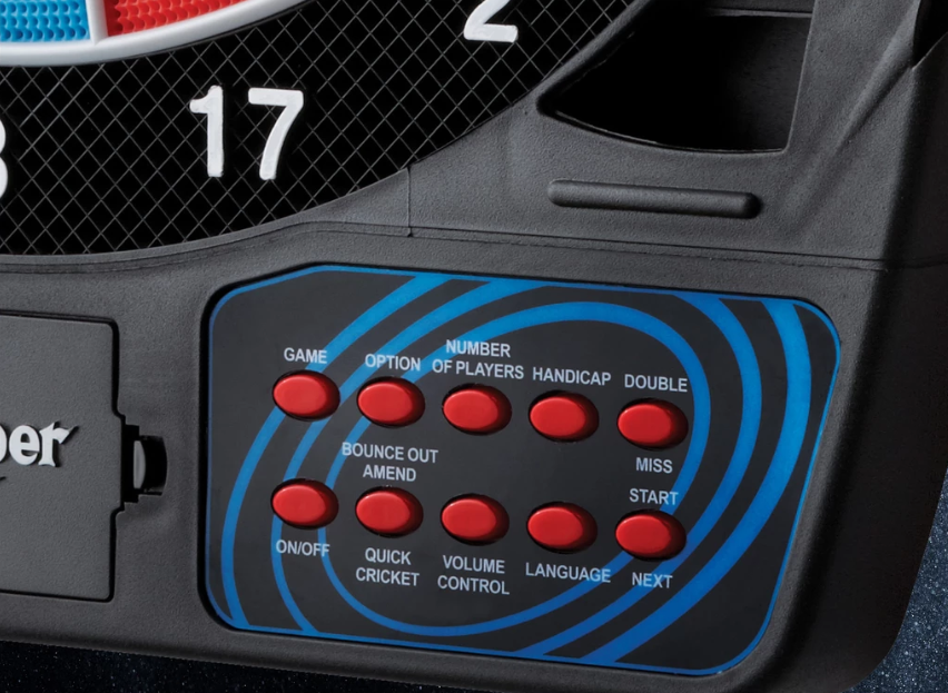 Viper 777 Electronic Dart Board with LCD Scoreboard and 26 Games, Comes w Darts!