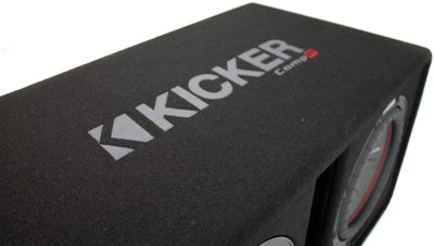 Kicker 10" 1600W 2-Ohm Vented Dual Loaded Car Enclosure Subwoofers (4 Pack)