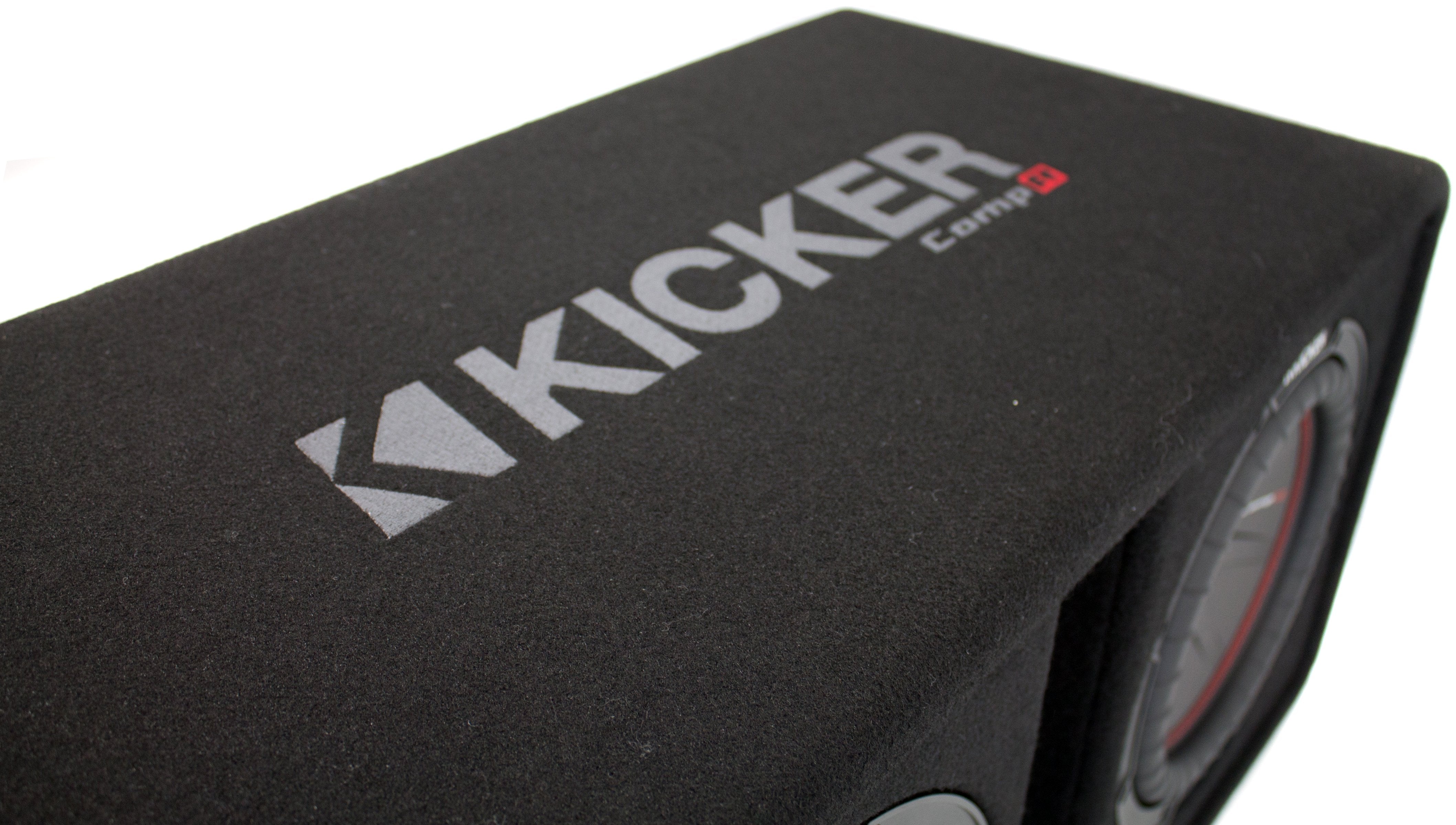 Kicker 10" 1600W 2-Ohm Vented Dual Loaded Car Enclosure Subwoofers (4 Pack)
