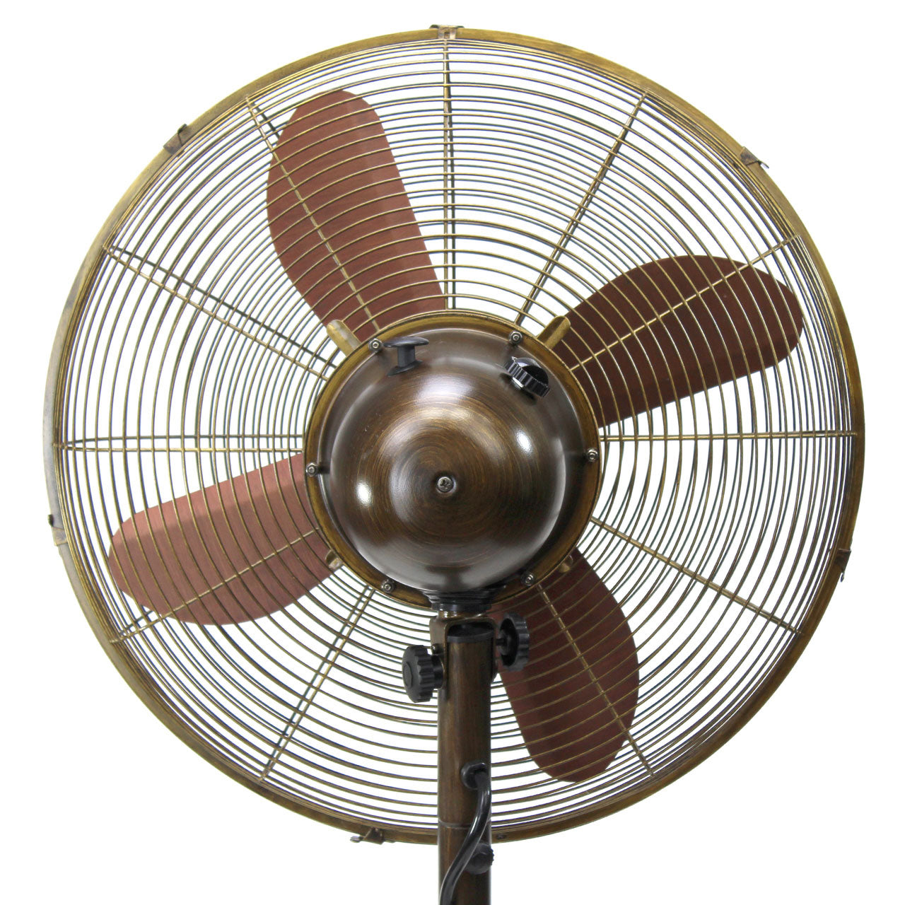 DecoBREEZE DBF2499 53 Watt Oscillating 3 Speed Floor Fan, Coppertino (Used)