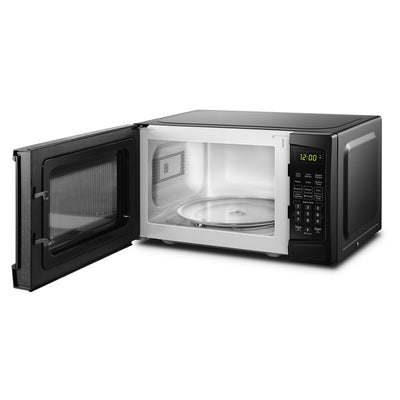Danby 700W 0.7 Cubic Feet Convenient Countertop Microwave, Black (For Parts)