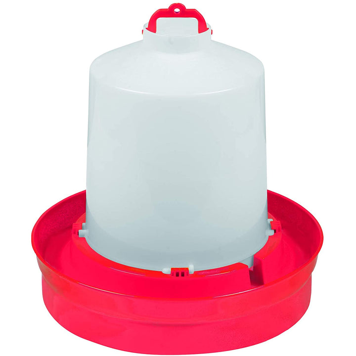 Little Giant Red Deep Base 2 GA. Poultry Waterer for Chickens & Birds (5 Pack) - VMInnovations