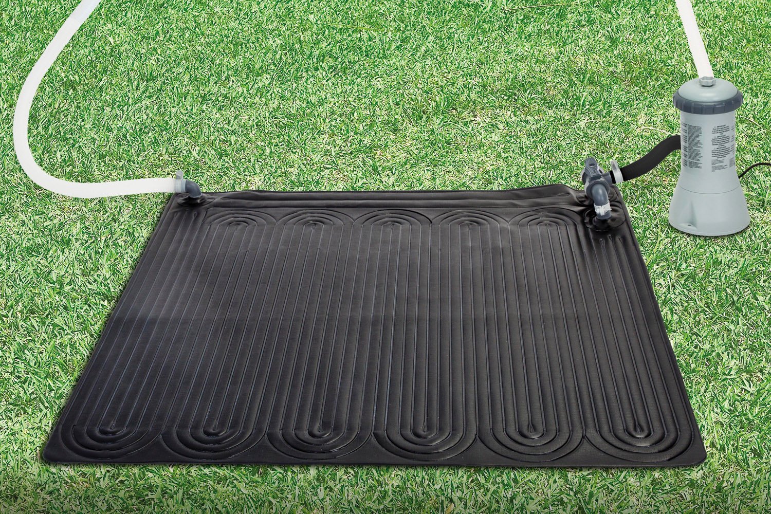 Intex Solar Mat Above Ground Swimming Pool Water Heater, Black (4 Pack) - VMInnovations