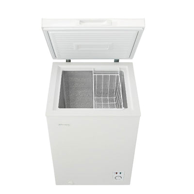 Danby 3.5 Cubic Feet Compact Sized Freezer Storage Chest, White (For Parts)