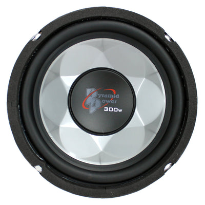 Pyramid 6" 300w 4 Ohm Car Audio Power Audio Sub Subwoofer Woofer (Refurbished)