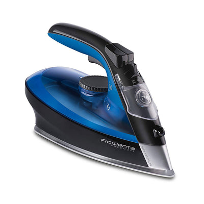 Rowenta Freemove 1,500 Watt Cordless Anti-Drip Clothes Steam Iron, Blue (Used)