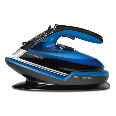 Rowenta Freemove 1,500 Watt Cordless Anti-Drip Clothes Steam Iron, Blue (Used)