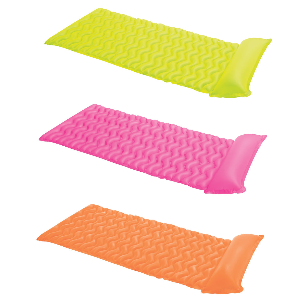 Tote 'N Float Mat Floating Pool Lounger Bundled w/ French Mattress Pool Lounger