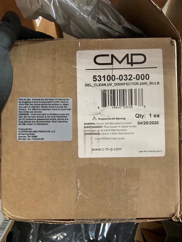 DEL Clean 28 Inch Large Ultraviolet UV Wand Light (Open Box)