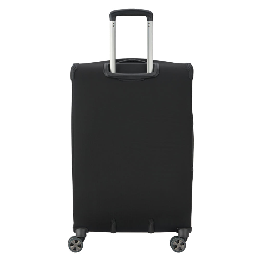 DELSEY Paris 25" Expandable Spinner Upright Hyperglide Luggage Suitcase, Black