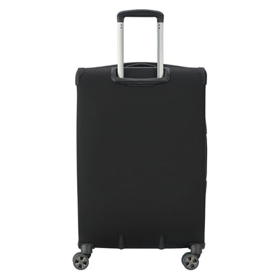 DELSEY Paris 25" Spinner Upright Hyperglide Luggage Suitcase, Black (Used)