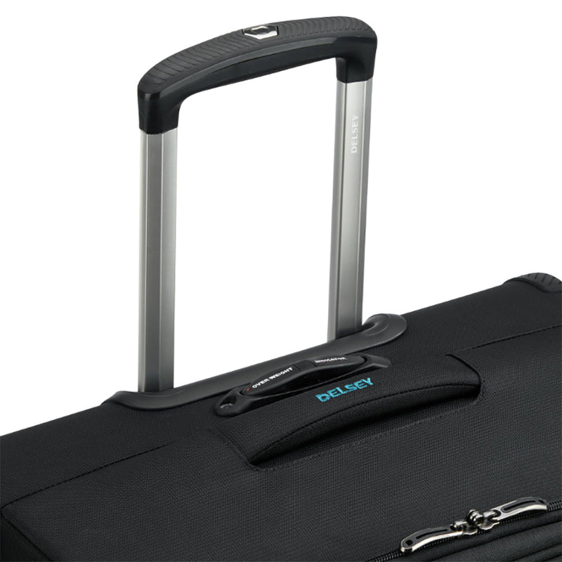 DELSEY Paris 25" Spinner Upright Hyperglide Luggage Suitcase, Black (Open Box)