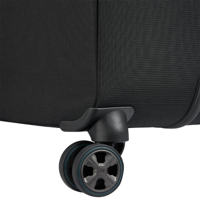 DELSEY Paris 25" Expandable Spinner Upright Hyperglide Luggage Suitcase, Black