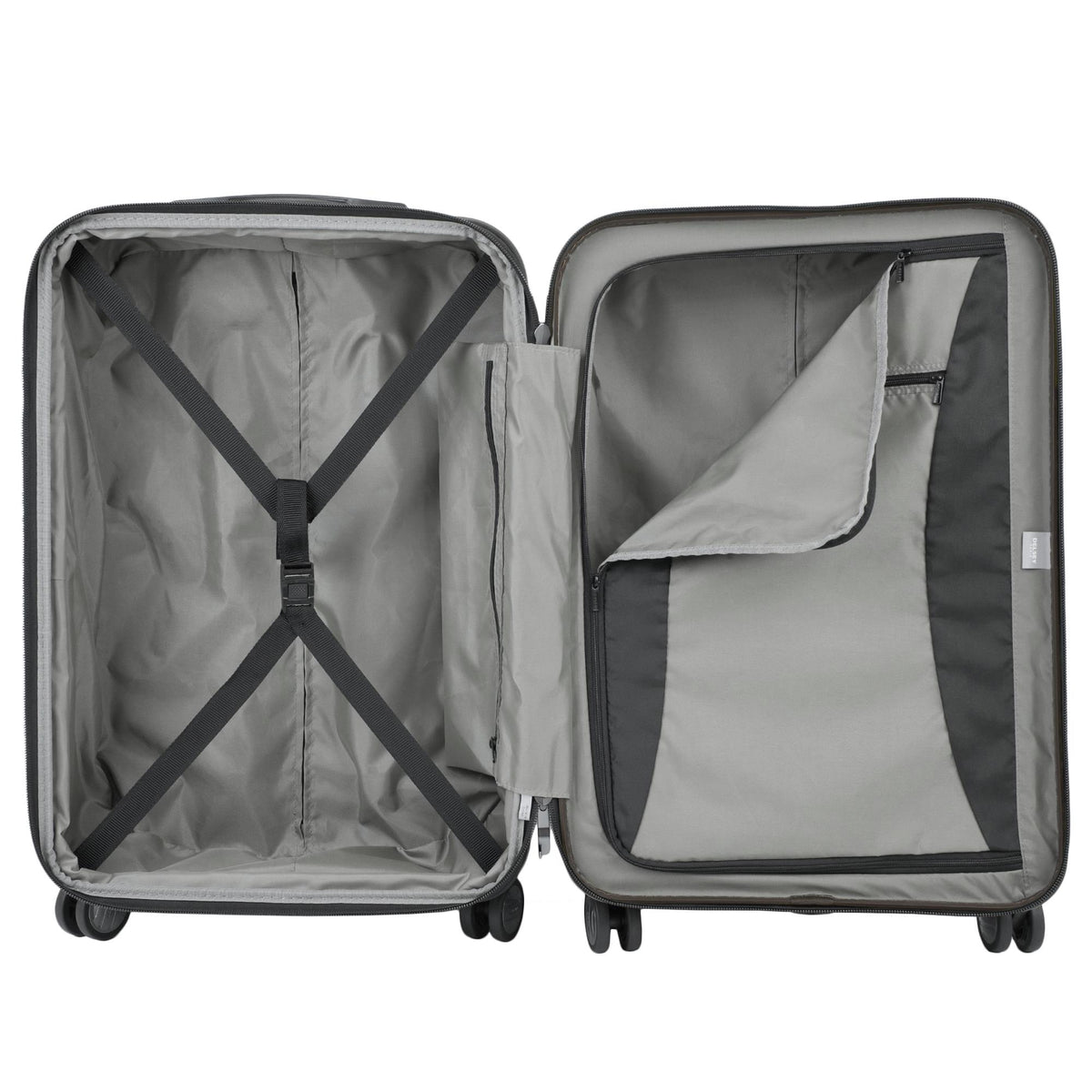 DELSEY Paris Titanium 29" Checked Spinner Rolling Luggage Suitcase (Open Box)