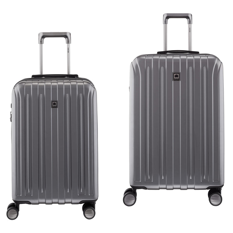 DELSEY Paris Carry On 25" Checked Spinner Rolling Luggage Suitcases (For Parts)