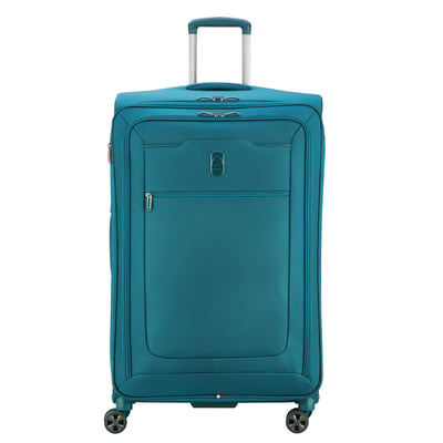 DELSEY Paris 29" Expandable Spinner Upright Hyperglide Suitcase, Teal (Used)