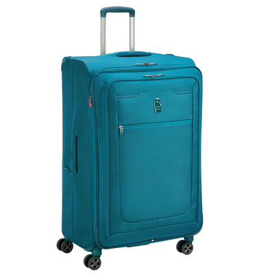 DELSEY Paris 29" Expandable Spinner Upright Hyperglide Suitcase, Teal (Used)