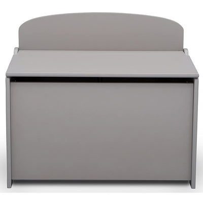 Delta Children MySize Deluxe Toy Box Kid's Room Storage Chest, Gray (Used)