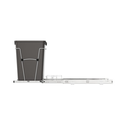 Rev-A-Shelf Single 35 Quart Cabinet Pullout Waste Container, Gray (Open Box)