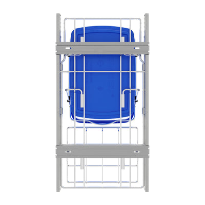 Rev-A-Shelf Pullout Trash Can 35 qt. for Kitchen Cabinets, Blue, RV-12KD-22C-S - VMInnovations