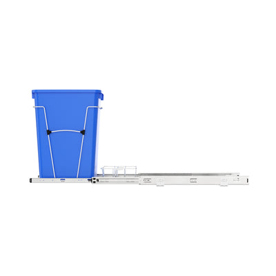 Rev-A-Shelf Pullout Trash Can 35 qt. for Kitchen Cabinets, Blue, RV-12KD-22C-S - VMInnovations
