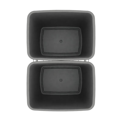 Rev-A-Shelf RV-18KD-17C S Double 35 Qt Pull-Out Waste Bin Containers (Open Box)