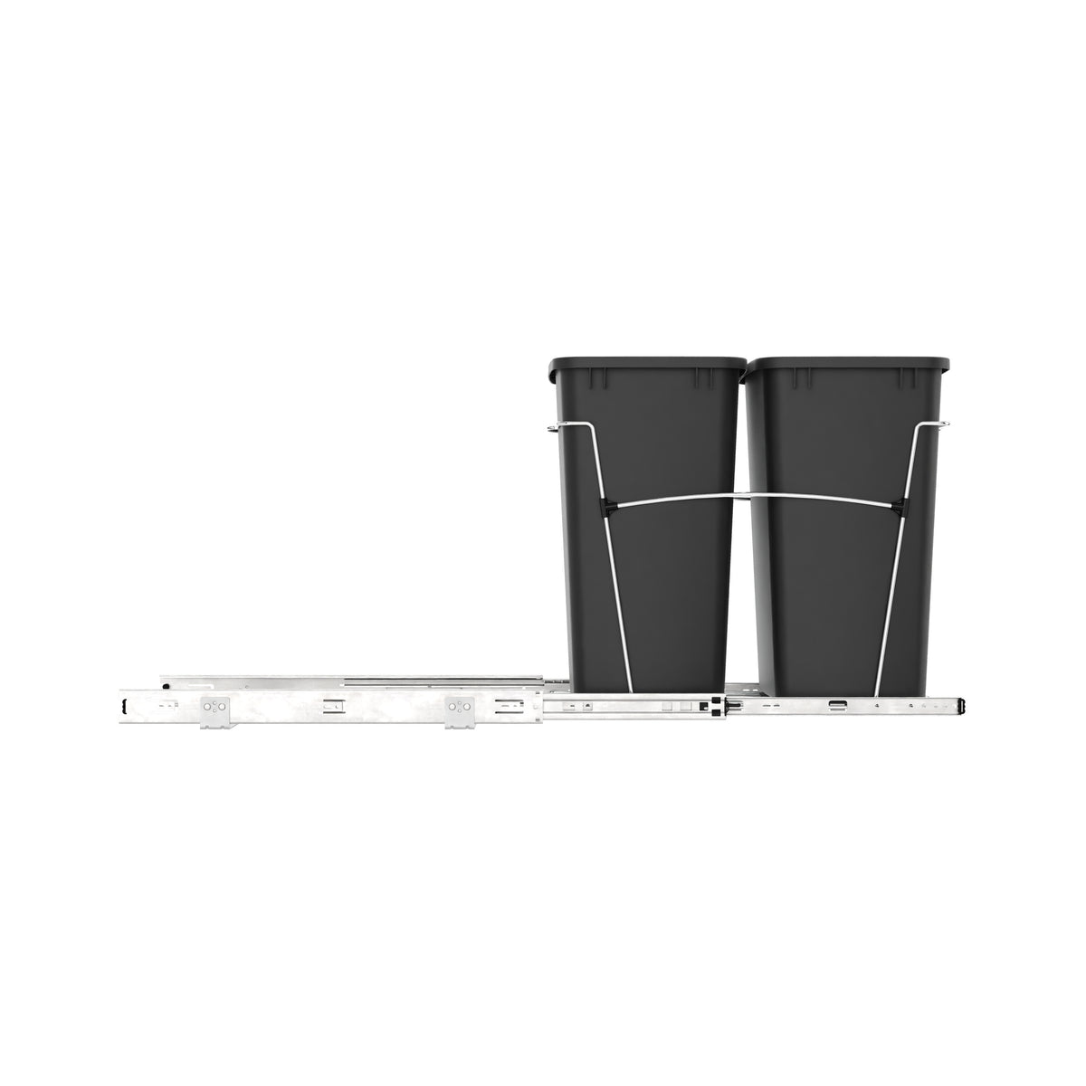 Rev-A-Shelf RV-18KD-18C S Double 35 Quart Pull-Out Waste Bin Containers(Used)