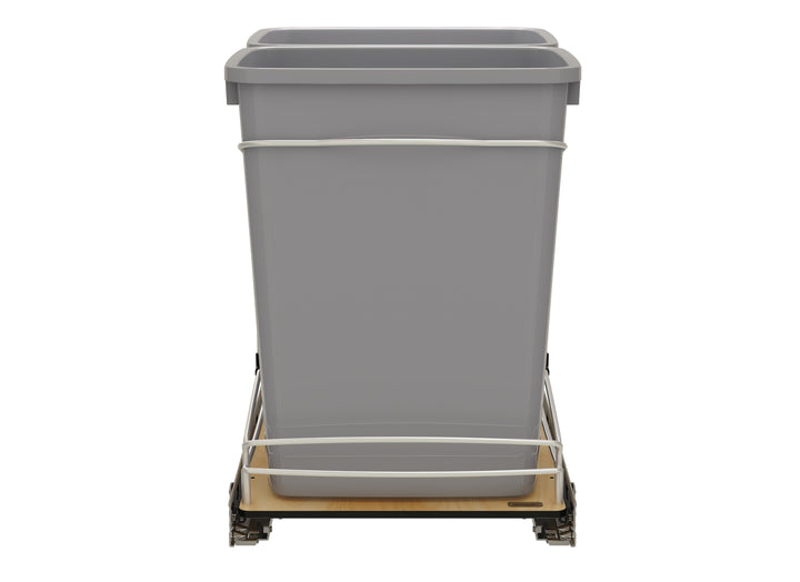 Rev-A-Shelf Double 35 qt. Pullout Trash Containers, Gray, 54WC-1835SC-17-1