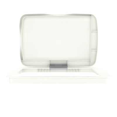 Rev-A-Shelf 32 qt. Trash Can Replacement Lid, White (Lid Only), RV-32-LID-1-40 - VMInnovations