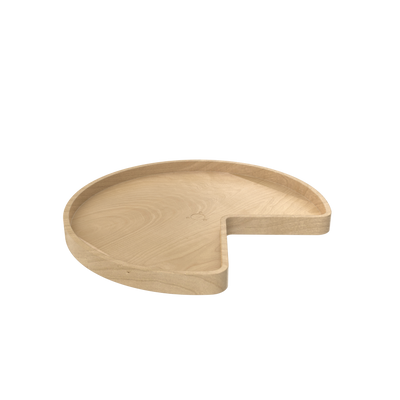 Rev-A-Shelf 28" Lazy Susan Kidney-Shaped 1-Shelf Swivel Bearings, 4WLS201-28-BS52
