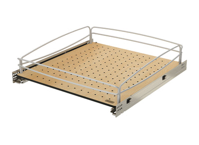 Rev-A-Shelf Solid Bottom Pullout Base Soft-close Cabinet Organizer, 54BK-21SC-1