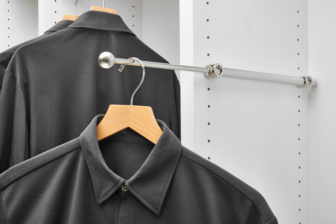 Rev-A-Shelf 14" Extendable Metal Closet Valet Rod, CVR-14-CR (4 Pack)