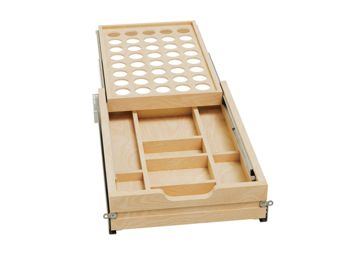 Rev-A-Shelf 15'' Tiered K-Cup Drawer Organizer w/ Soft-close, 4WTCD-18HSC-KCUP-1