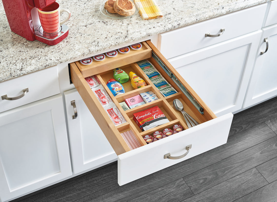 Rev-A-Shelf 15'' Tiered K-Cup Drawer Organizer w/ Soft-close, 4WTCD-18HSC-KCUP-1