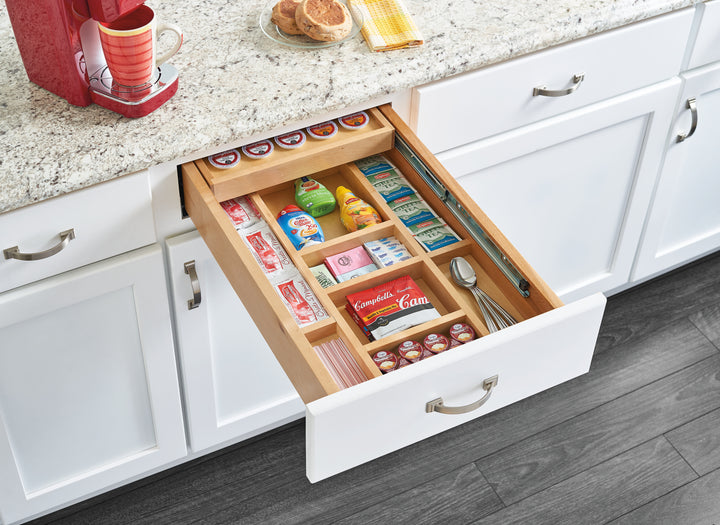 Rev-A-Shelf 15'' Tiered K-Cup Drawer Organizer w/ Soft-close, 4WTCD-18HSC-KCUP-1