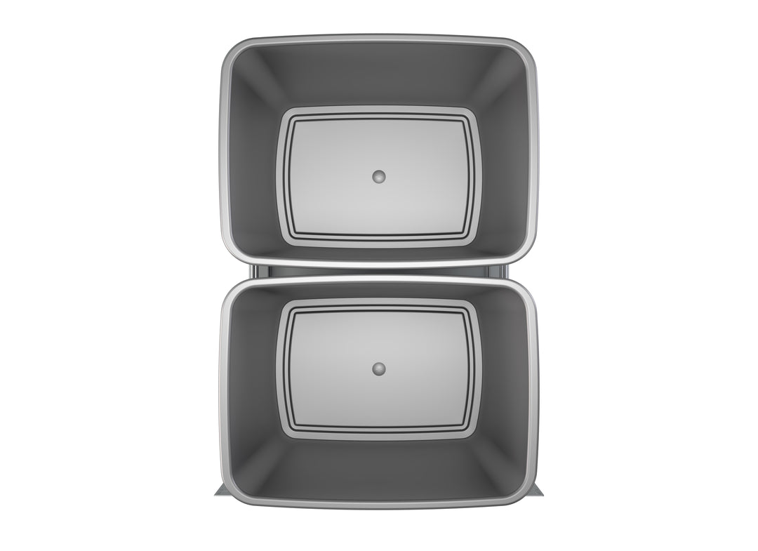 Rev-A-Shelf Pullout Kitchen Trash Can 35 qt. with Soft-close, 53WC-1535SCDM-117
