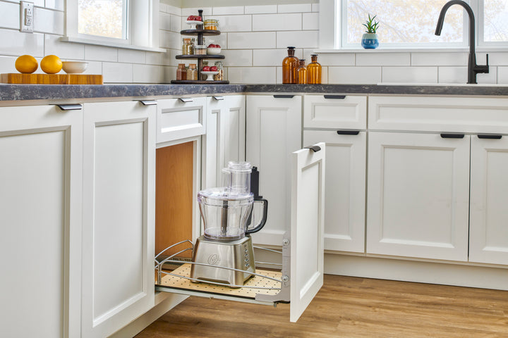 Rev-A-Shelf Heavy-duty Metal Frame Waste Container Door Mounting Kit, 54DM-KIT-1