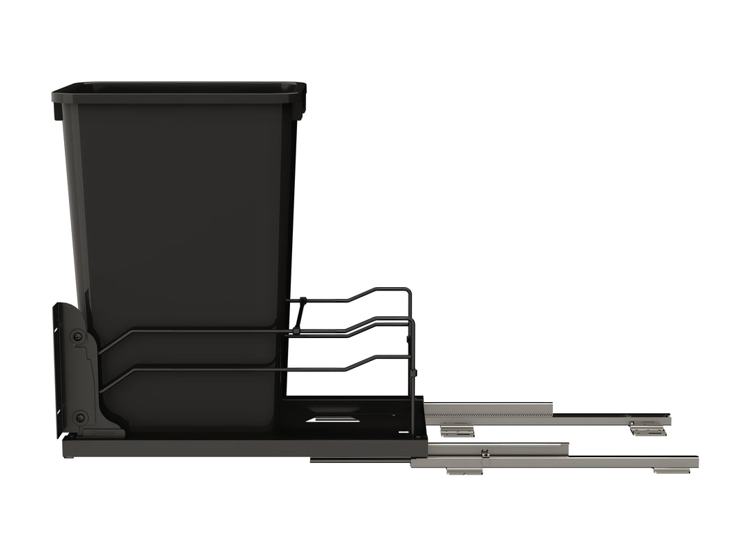 Rev-A-Shelf Pullout Kitchen Trash Can 50 qt. with Soft-Close, 53WC-1550SCDM-118