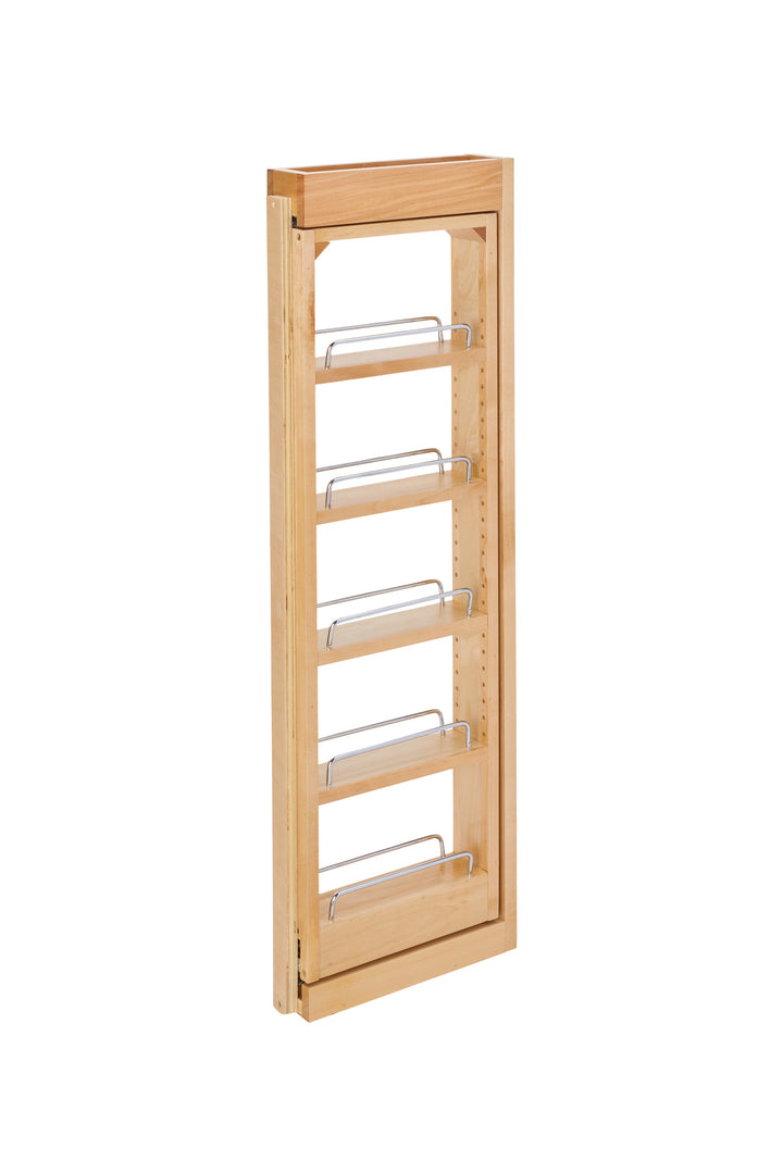 Rev-A-Shelf Pullout Wall Filler Cabinet Wooden Organizer, 36" Hgt, 432-WF36-3C