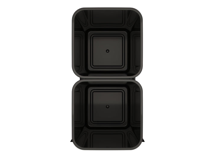 Rev-A-Shelf Double Pullout Kitchen Trash Can 27 qt. Soft-Close 53WC-1527SCDM-218