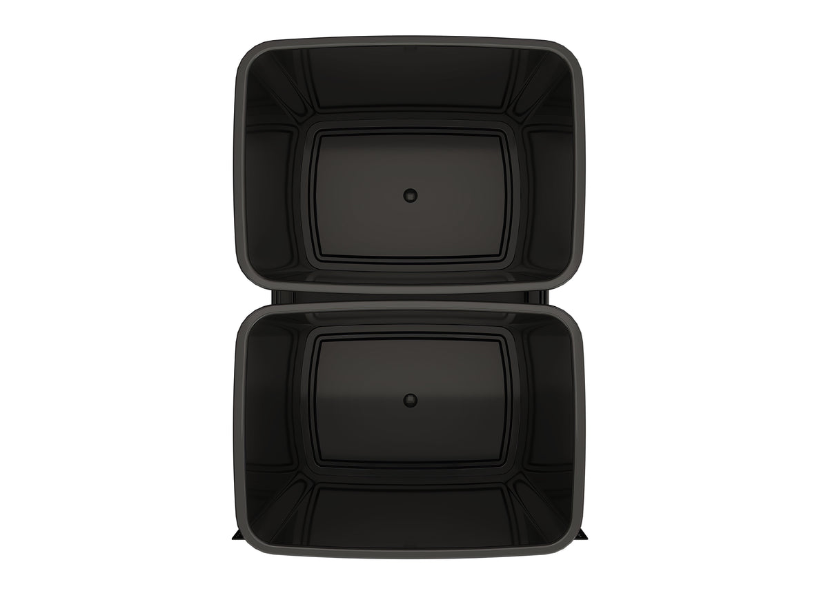Rev-A-Shelf Double Pullout Kitchen Trash Can 35 qt. Soft-Close 53WC-1835SCDM-218