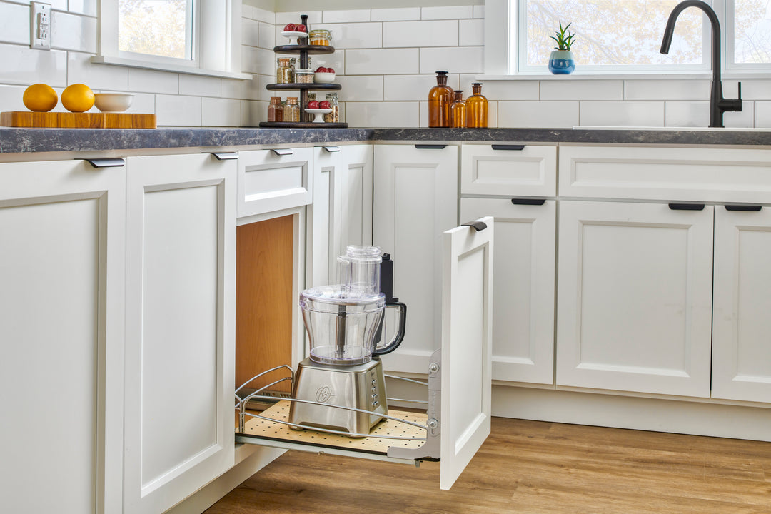 Rev-A-Shelf Heavy-duty Metal Frame Waste Container Door Mounting Kit, 54DM-KIT-1