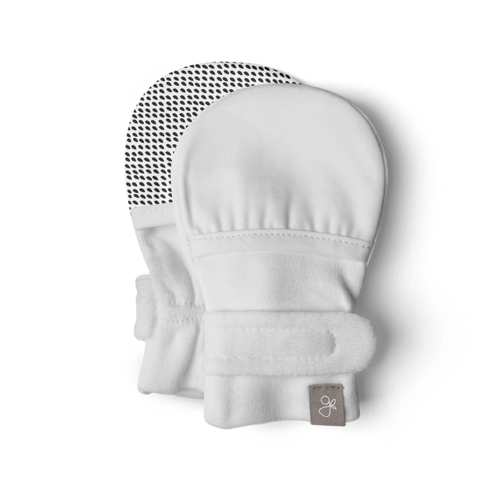 Goumikids Soft Stay On No Scratch Baby Infant Mitts, 0-3M Desert Mist (Open Box) - VMInnovations