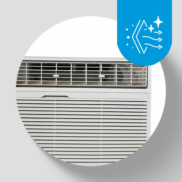 HomePointe 12,000 BTU Air Conditioner w/Control & LED Display, White (Open Box) - VMInnovations